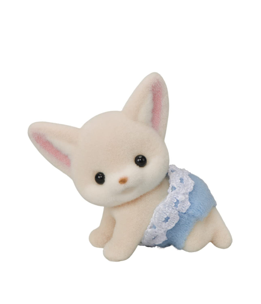 Calico Critters Fennec Fox Twins with flocked soft-touch figures for gentle feel.