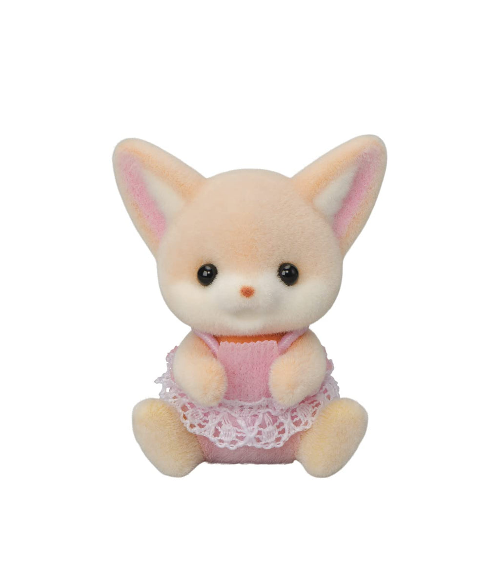 Calico Critters Fennec Fox Twins pink pushcart accessory adds interactive fun.
