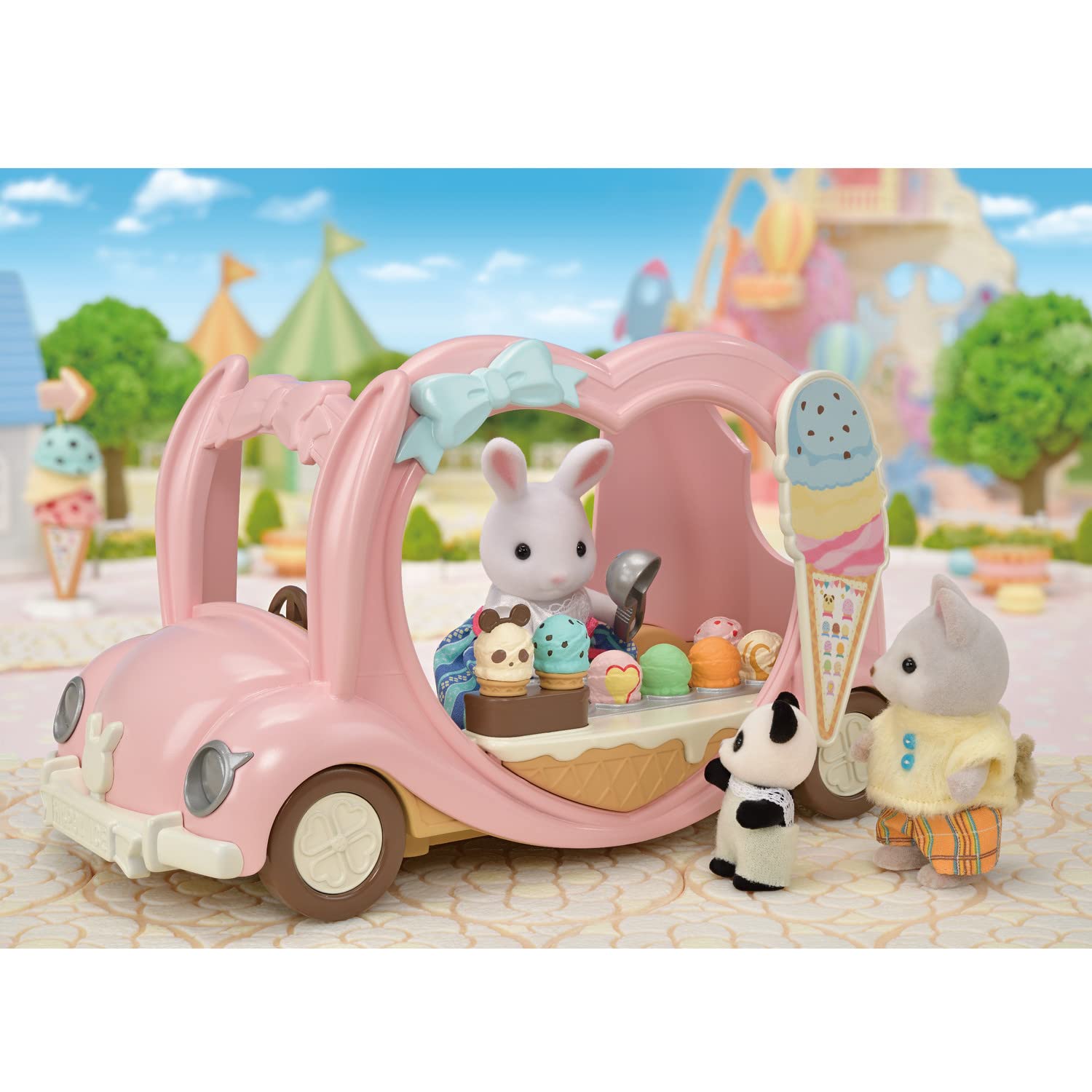 Calico Critters Ice Cream Cones two sizes support variety