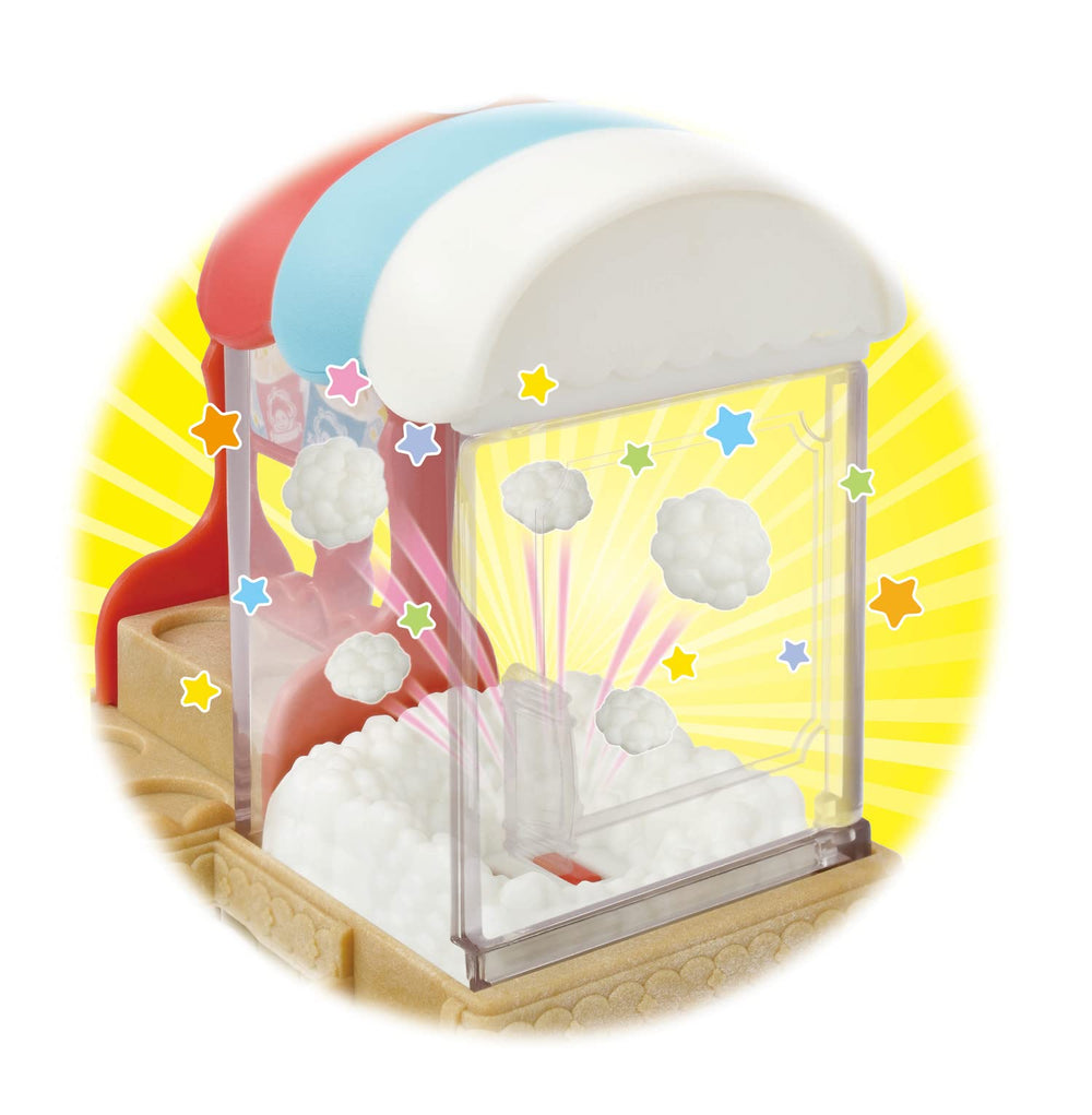 Calico Critters Popcorn Bike Stand supports park-side snack duty scenes.