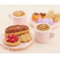 Calico Critters Sweets Party Set cake stand displays treats during playtime