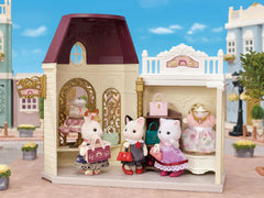 Calico Critters Town Series dollhouse playset fuels imaginative home life play.