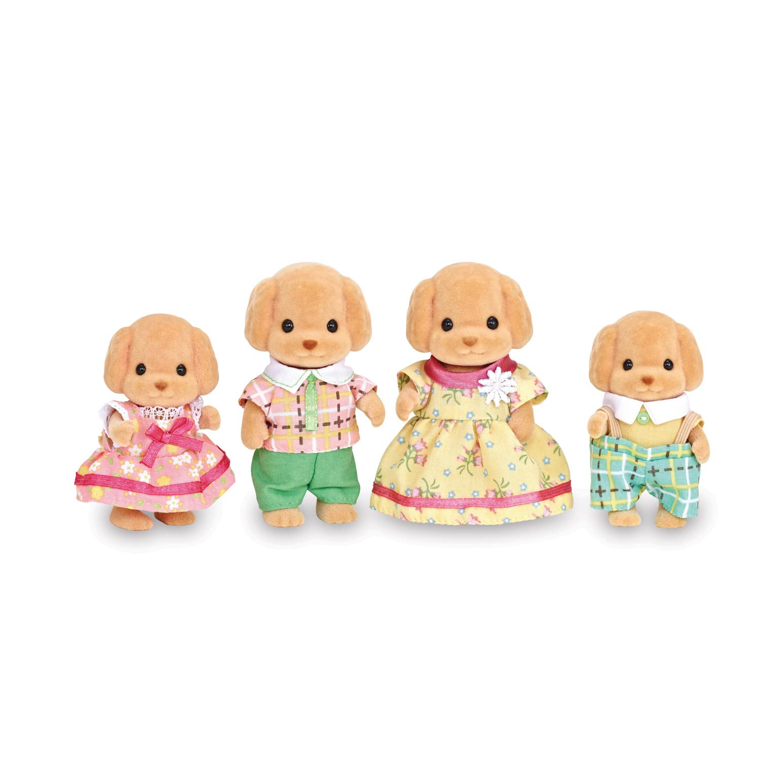 Calico Critters Toy Poodle Family Frank 3-inch figure in removable clothing for imaginative play