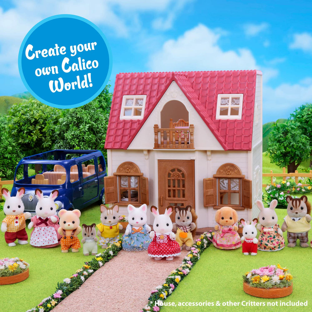Calico Critters Toy Poodle Family heads-turn feature enhances playability