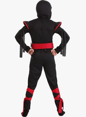 California Costumes Stealth Ninja belt with foam stars adds authentic flair.
