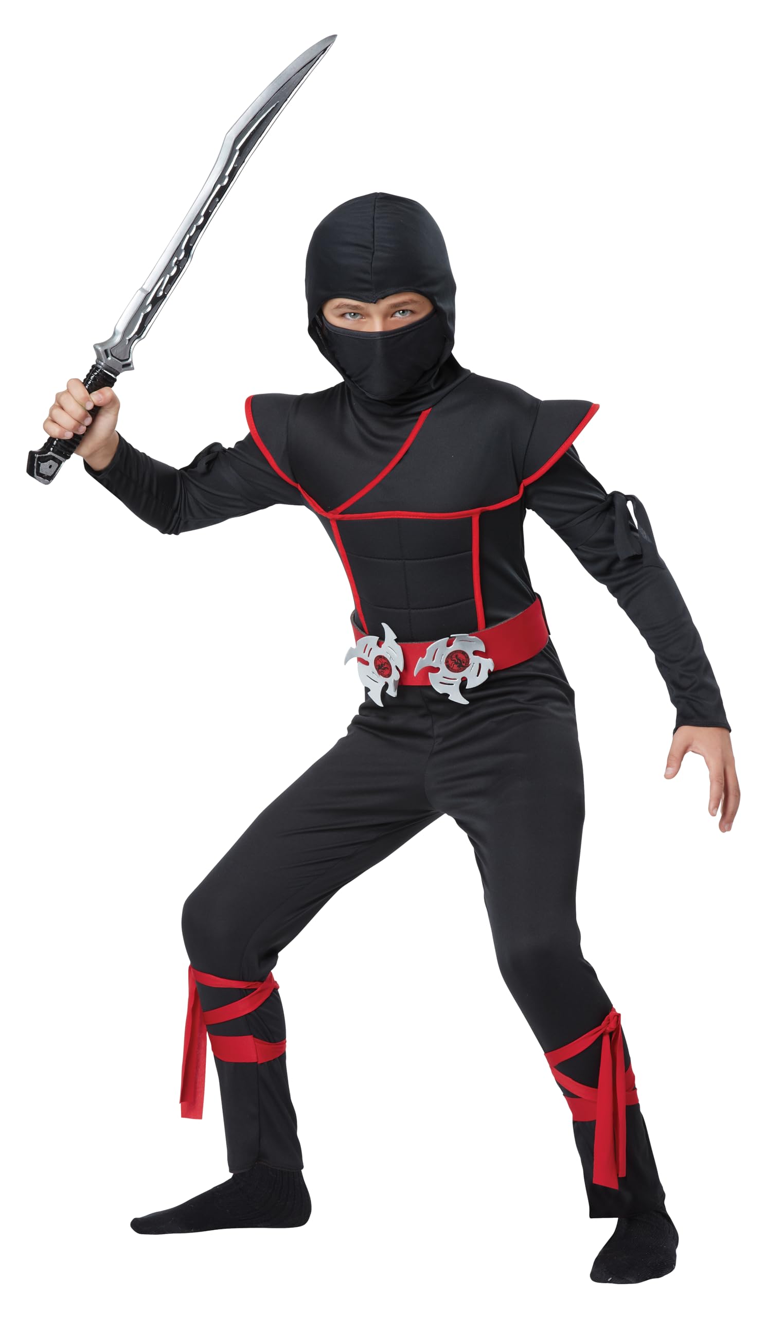 California Costumes Stealth Ninja face mask designed for breathable, playful use.