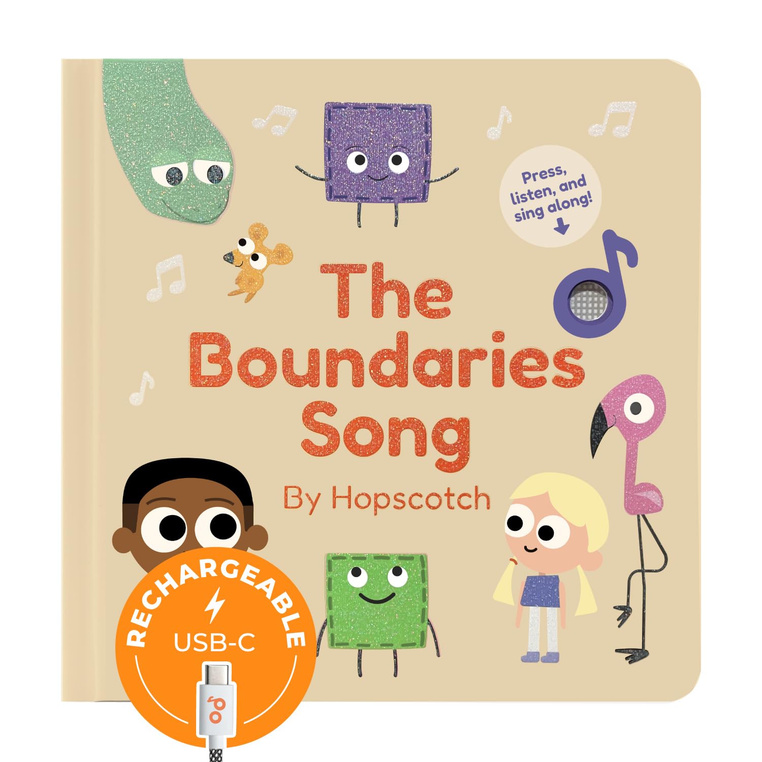 Cali's Books Boundaries Song Hopscotch cover—bright illustration boosts early SEL interest