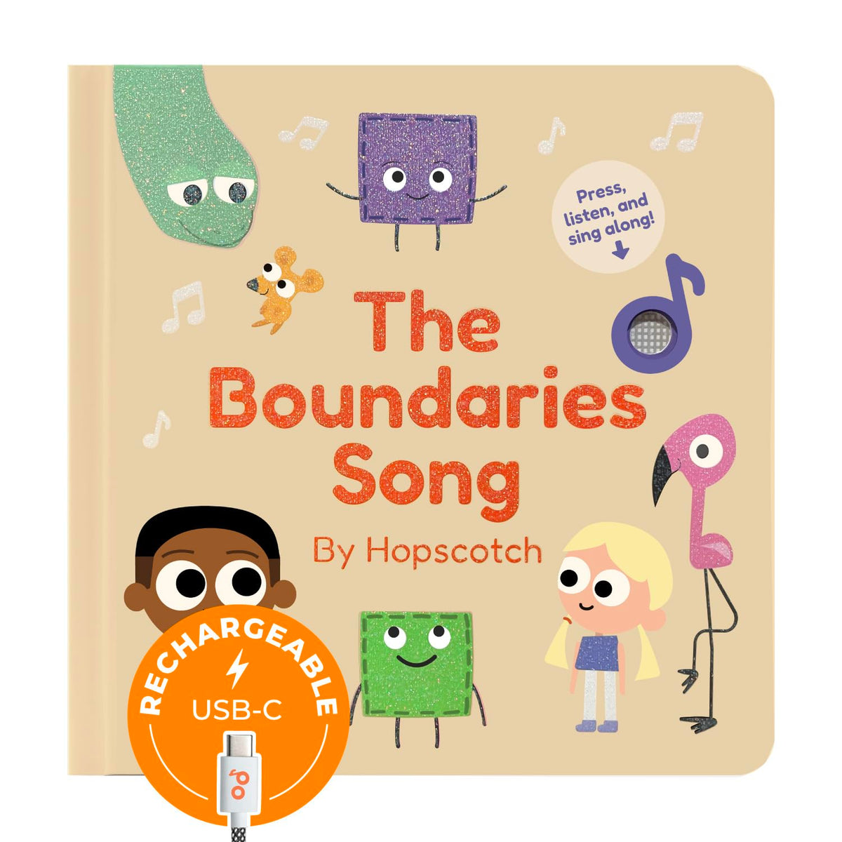 Cali's Books Boundaries Song Hopscotch cover—bright illustration boosts early SEL interest