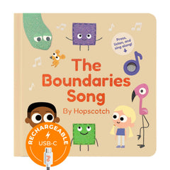 Cali's Books Boundaries Song Hopscotch cover—bright illustration boosts early SEL interest