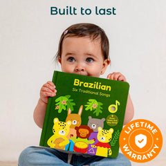 Compact size of Cali's Books fits tiny hands for easy handling