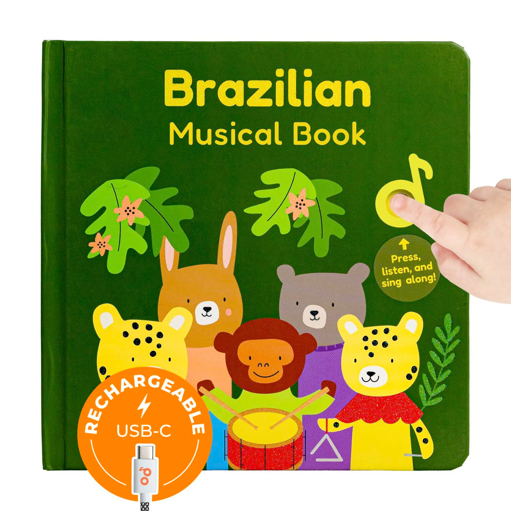 Cali's Books Brazilian Nursery Rhymes cover inviting curiosity and cultural exploration