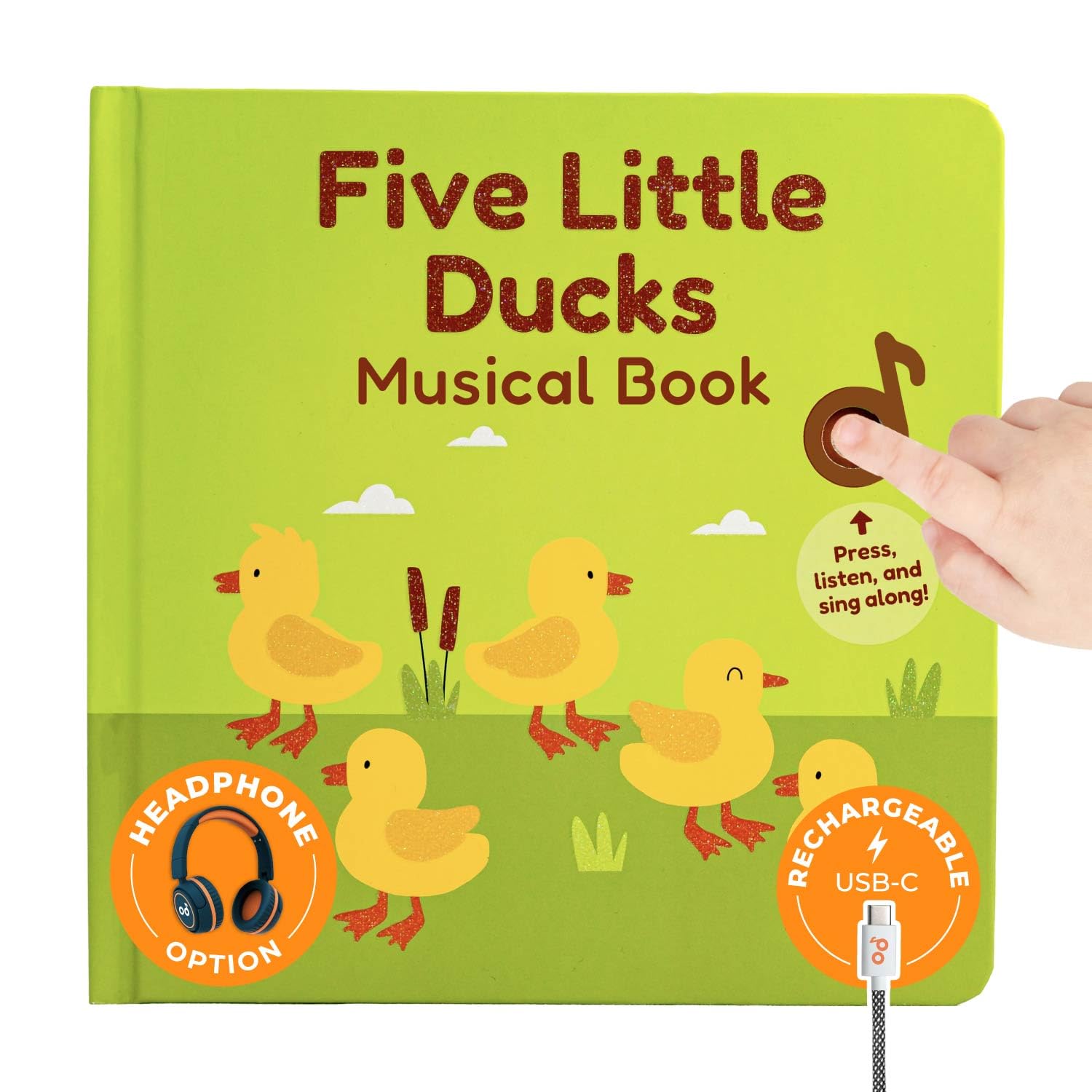 Cali's Books Five Little Ducks cover invites early reading engagement for toddlers.
