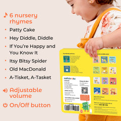 Gift-ready Cali's Books Patty Cake packaging, ideal for birthdays and holidays.