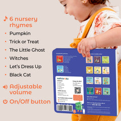 Cali's Books Montessori-inspired illustrations spark curious exploration in Halloween reading.
