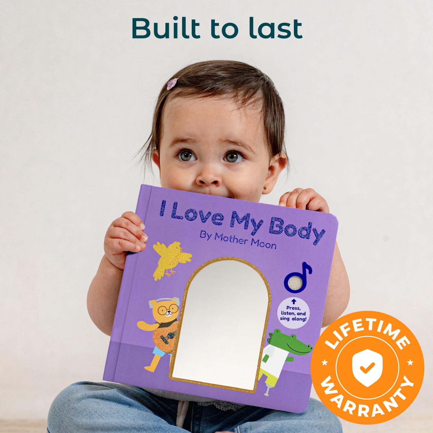 Cali's Books I Love My Body durable board pages withstand toddler use.