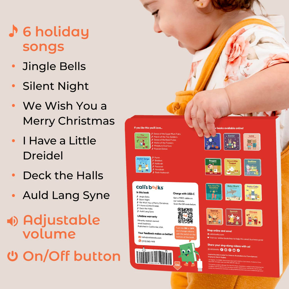 Cali's Books Jingle Bells designed for toddler hands and easy exploration.
