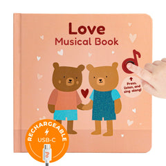 Cali's Books Love Nursery Rhymes page buttons promote interactive learning for toddlers.