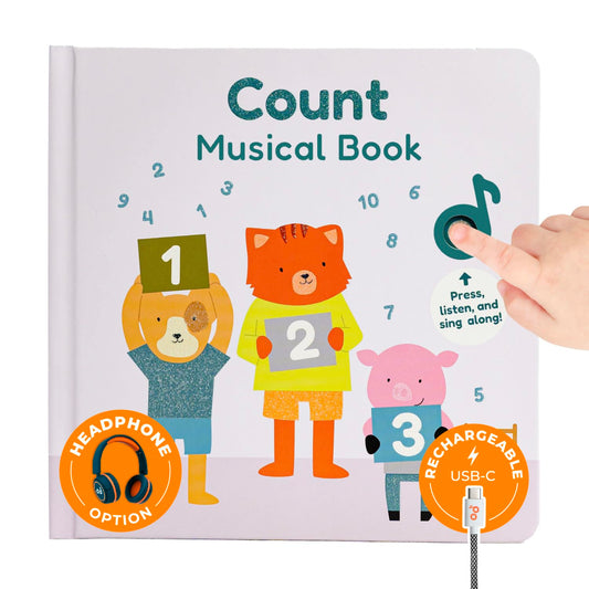 Cali's Books Number Book for Toddlers cover with bright numbers to spark early counting