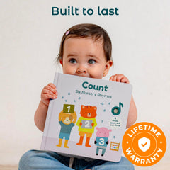 Cali's Books Number Book for Toddlers headphone-ready design ensures quiet play