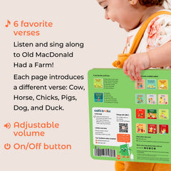 Cali's Books Old MacDonald Farm durable pages ensure safe exploration.