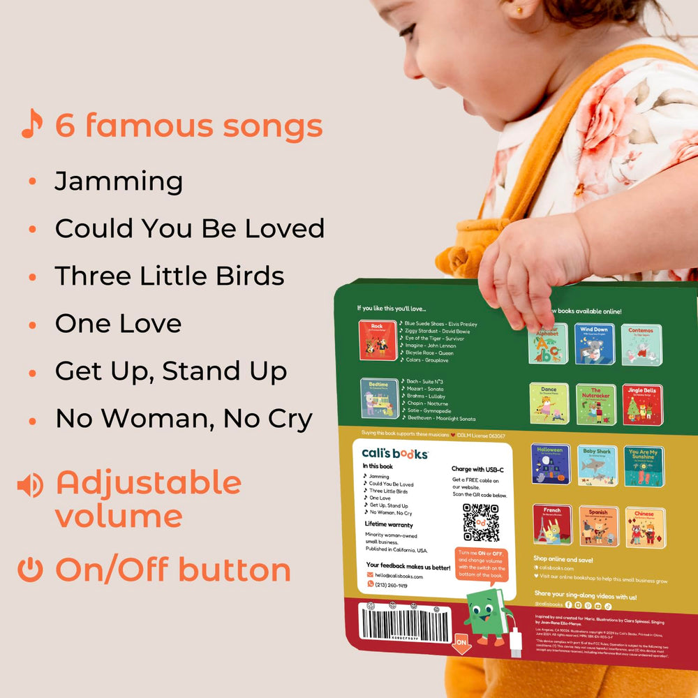 Cali's Books Reggae Musical Book Toddlers group-play scene showcases shared musical moments.