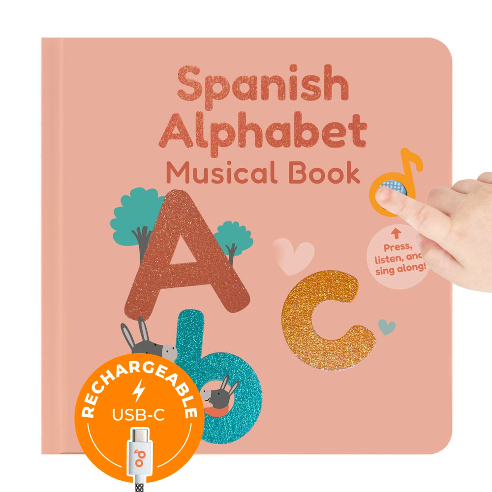 Cali's Books Spanish Nursery Rhymes Sound Book front cover invites playful bilingual learning for babies.