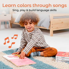 Cali's Books USB-C rechargeable toy for toddlers reduces battery changes and keeps play going.