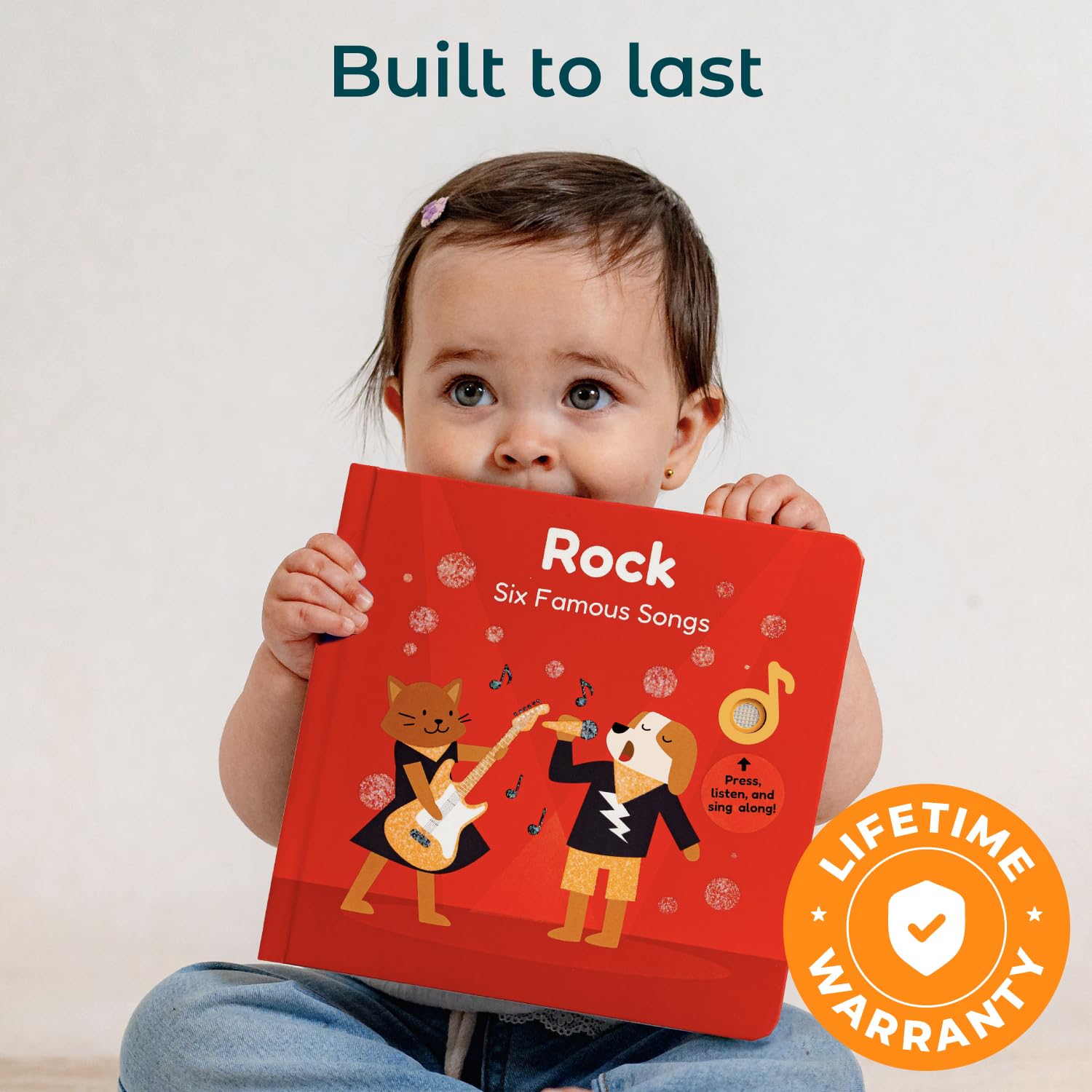 Cali's Books gift-ready rock book perfect for birthdays or baby showers.