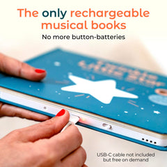 CalisBooks Twinkle Twinkle Little Star buttons provide interactive, kid-friendly engagement.