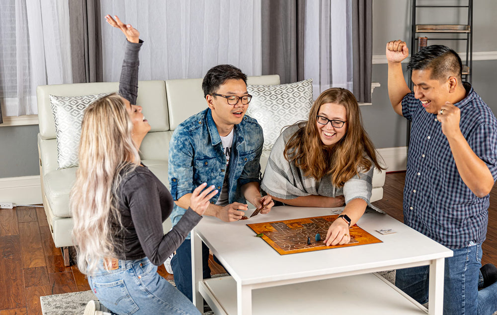 Calliope Tsuro art on tiles enhancing table appeal during gatherings