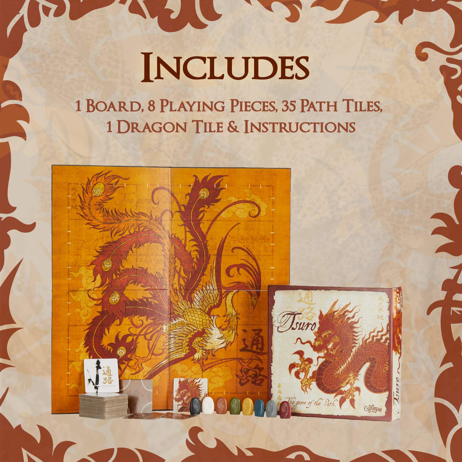 Calliope Tsuro box and components enabling quick setup and storage