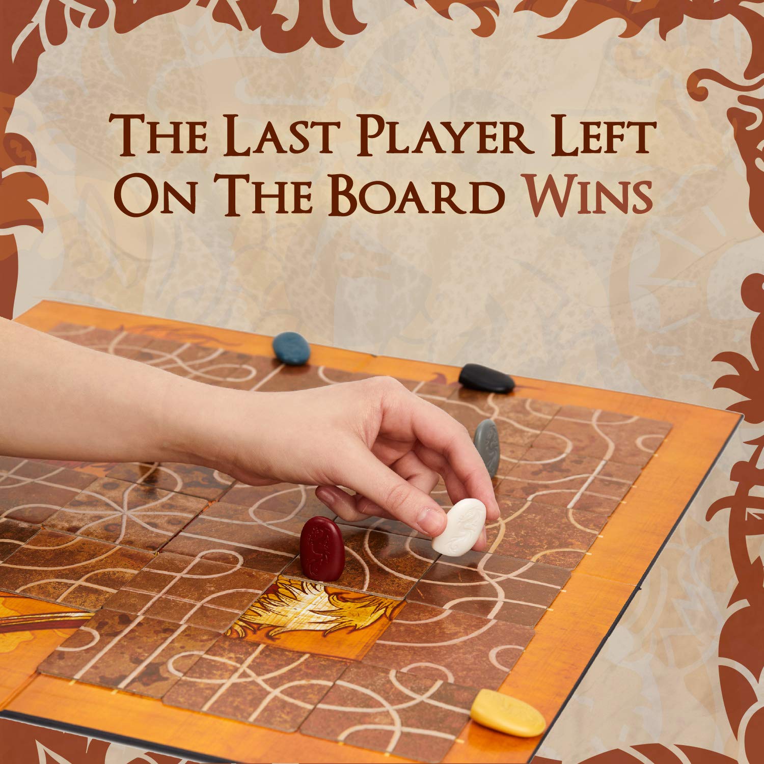 Calliope Tsuro dragon pawns help track player progress on the board