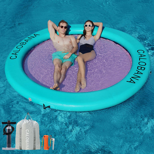 CALOBANA 8ft water hammock for pool, ideal for lounging and sunbathing.