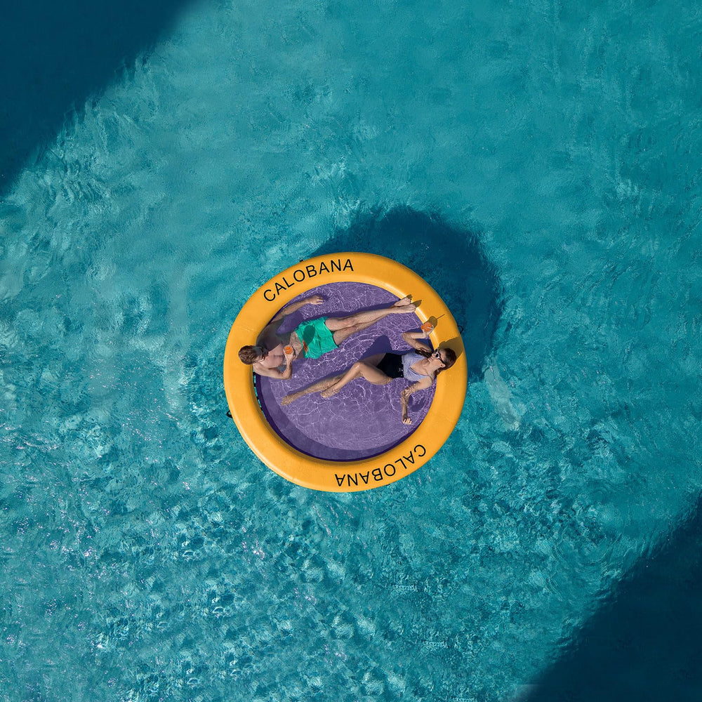 CALOBANA sunbathing pad on water for spacious outdoor comfort