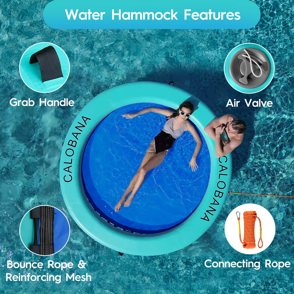 CALOBANA sunbathing and swimming platform supports leisure on water.