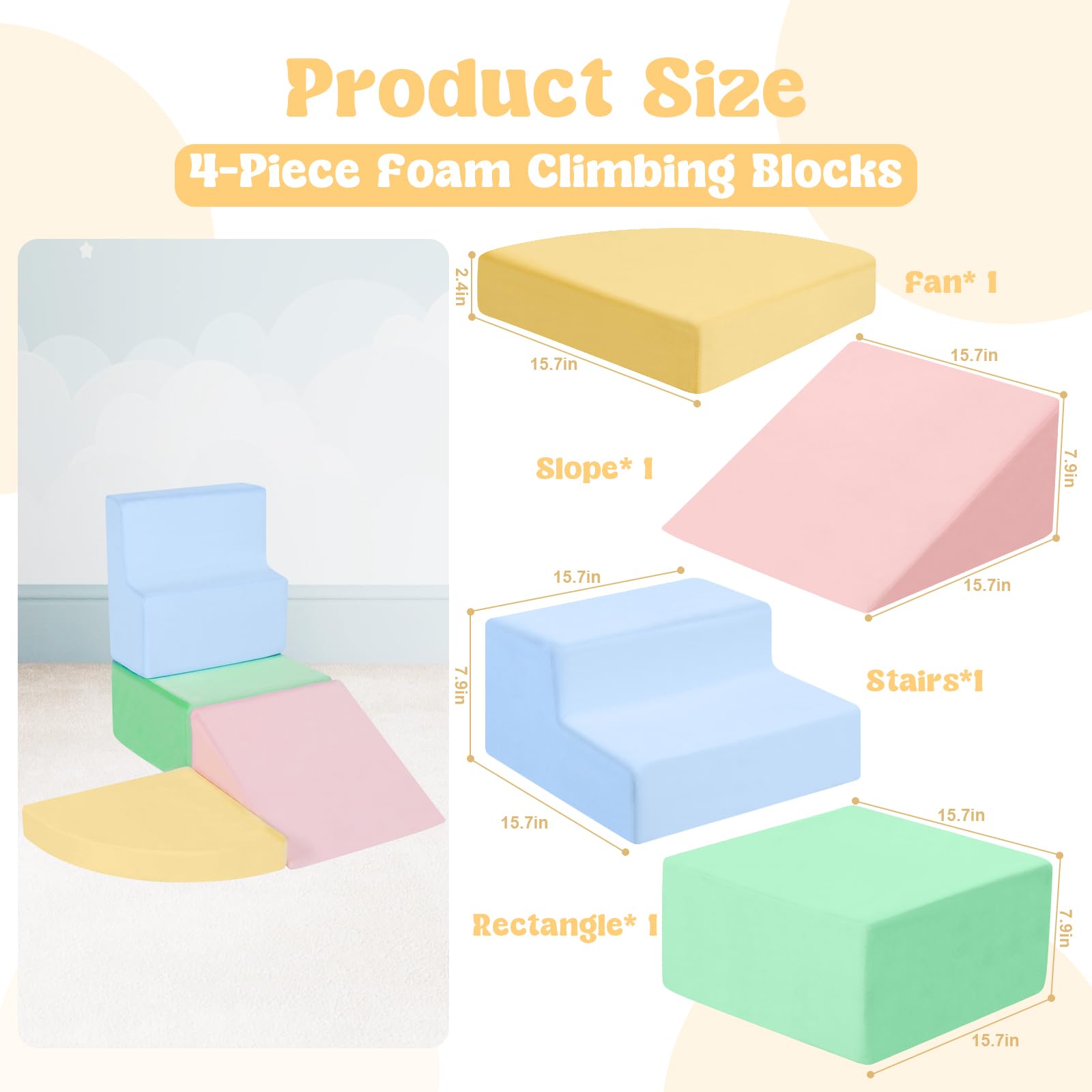 CAMELUS soft fabric cover provides gentle touch and injury prevention