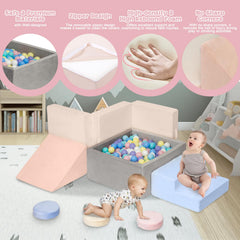 CAMELUS dense foam blocks cushion arrivals and reduce bumps during active play.