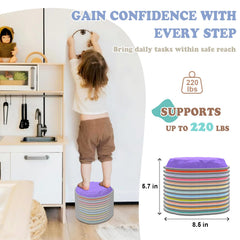 Camelus stepping stones colorful obstacle course ideal for group games and classrooms