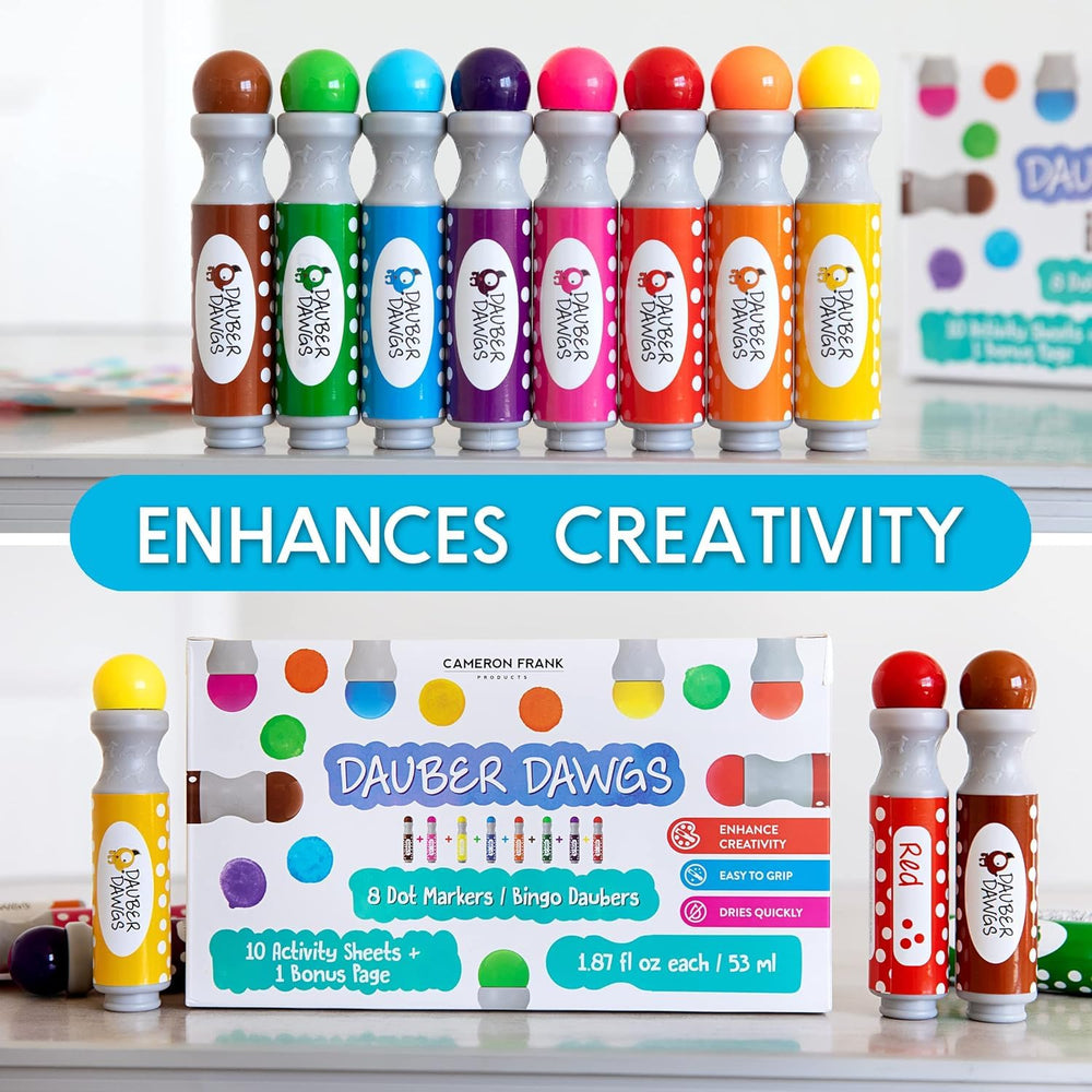 Cameron Frank markers resist drying when capped, preventing wasted markers.