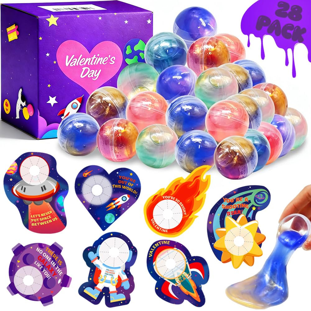 Camirus Galaxy Slime Ball multicolor offers soothing tactile play for kids.