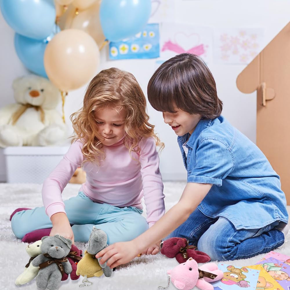 CAMIRUS bear with card, soft plush for gentle gifting