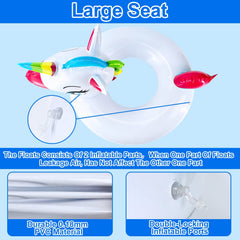 Camlinbo flamingo pool float with repair patches included