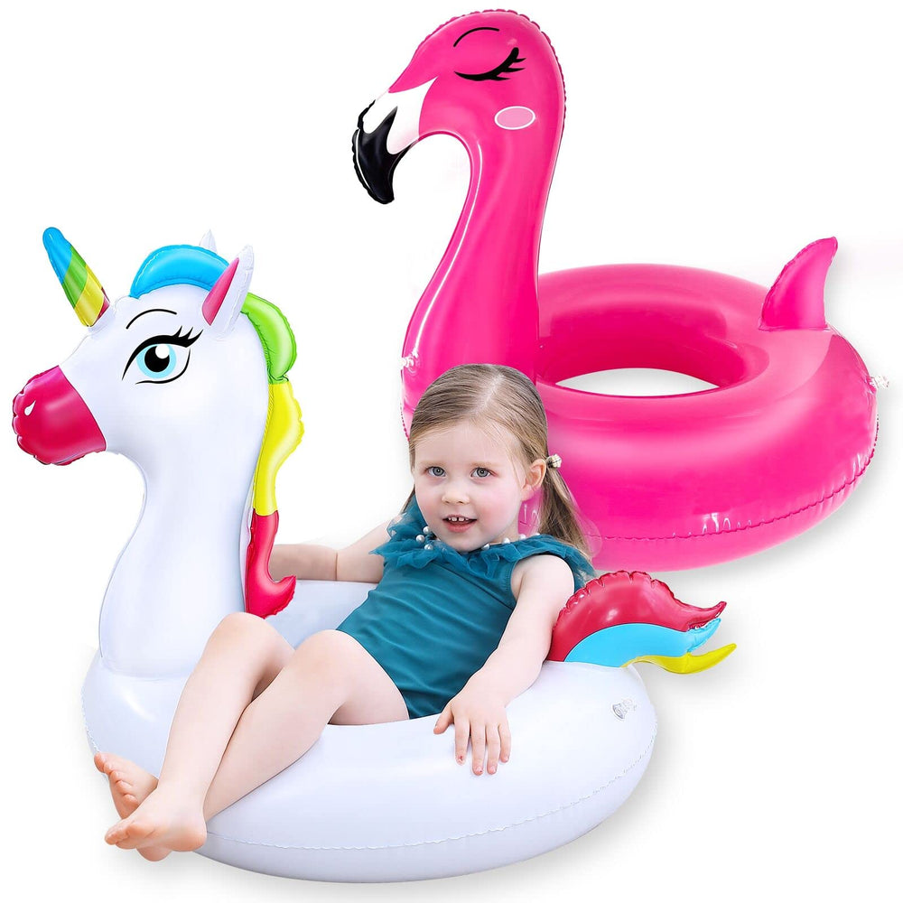 Camlinbo unicorn pool float for kids, safe water play and fun visuals