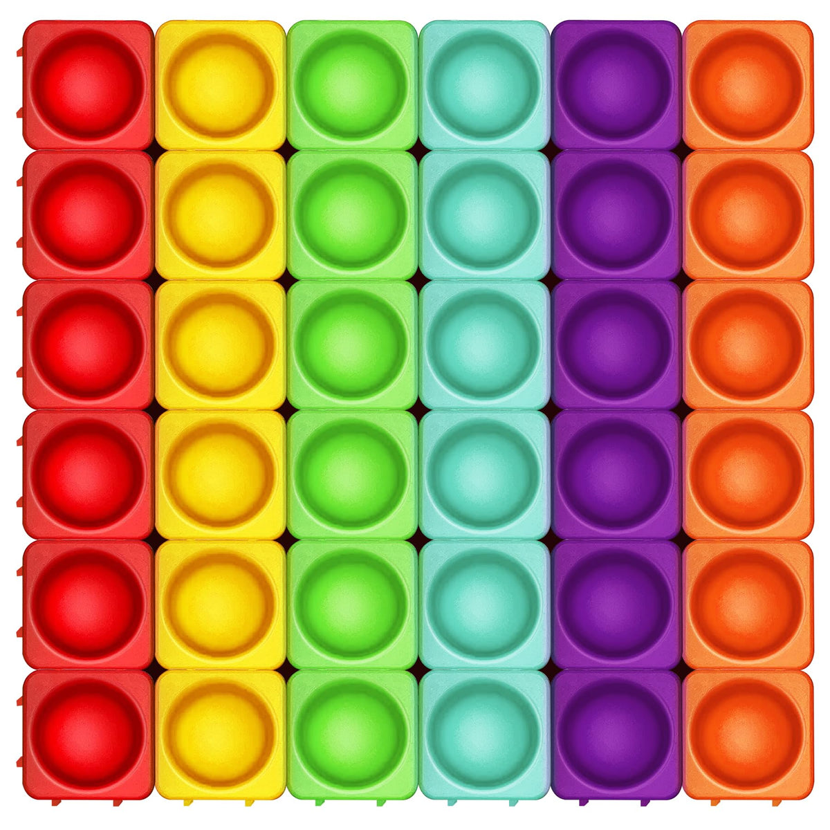 Candisplay Giant Pop Blocks stacked for creative play and fine motor skills