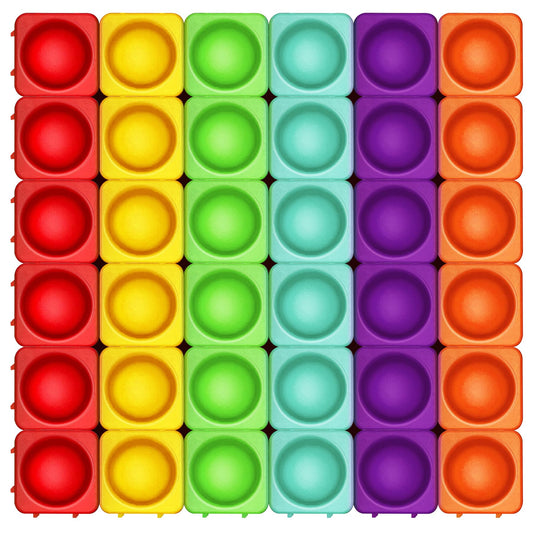 Candisplay Giant Pop Blocks stacked for creative play and fine motor skills