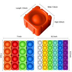 Candisplay giant pop blocks bubble assembly shows vibrant colors and creative shapes.