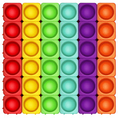 Candisplay Giant Pop Blocks stacked for creative play and fine motor skills