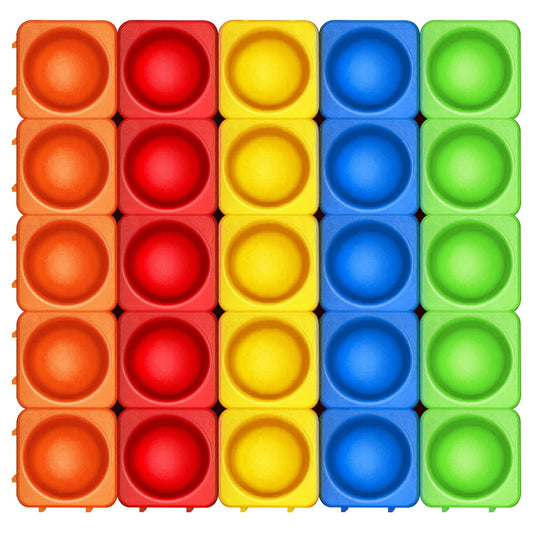 Candisplay Giant Pop Blocks bubble-pack close-up for tactile sensory play.