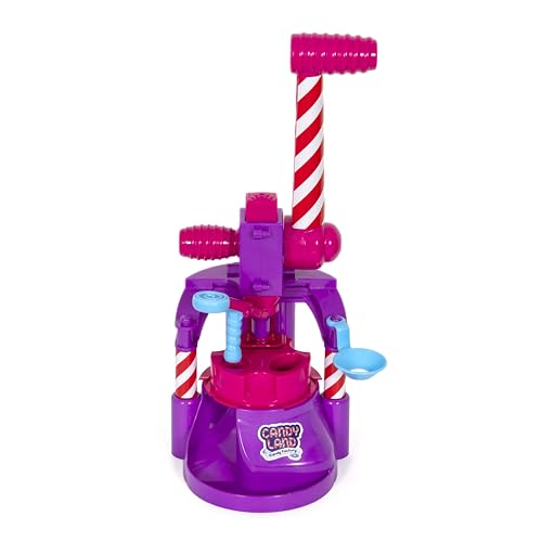 Candy Land Candy Factory with six shape molds on display