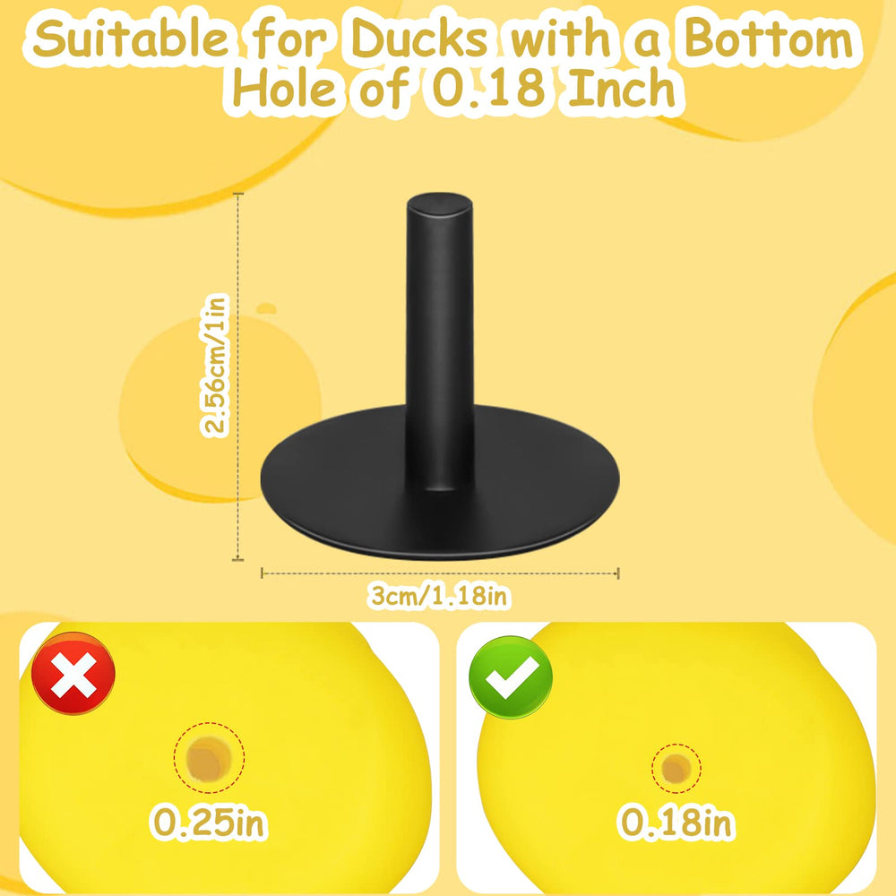 CANIPHA duck holder with adhesive tape highlights easy mounting and hold.
